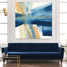 Indigo II by Chris Paschke on GIANT ART - orange abstract