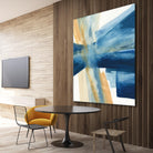 Indigo II by Chris Paschke on GIANT ART - orange abstract