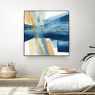 Indigo II by Chris Paschke on GIANT ART - orange abstract