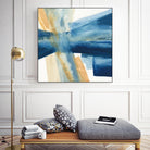 Indigo II by Chris Paschke on GIANT ART - orange abstract