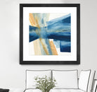 Indigo II by Chris Paschke on GIANT ART - orange abstract