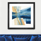 Indigo II by Chris Paschke on GIANT ART - orange abstract