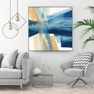 Indigo II by Chris Paschke on GIANT ART - orange abstract