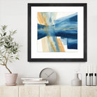 Indigo II by Chris Paschke on GIANT ART - orange abstract