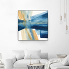 Indigo II by Chris Paschke on GIANT ART - orange abstract