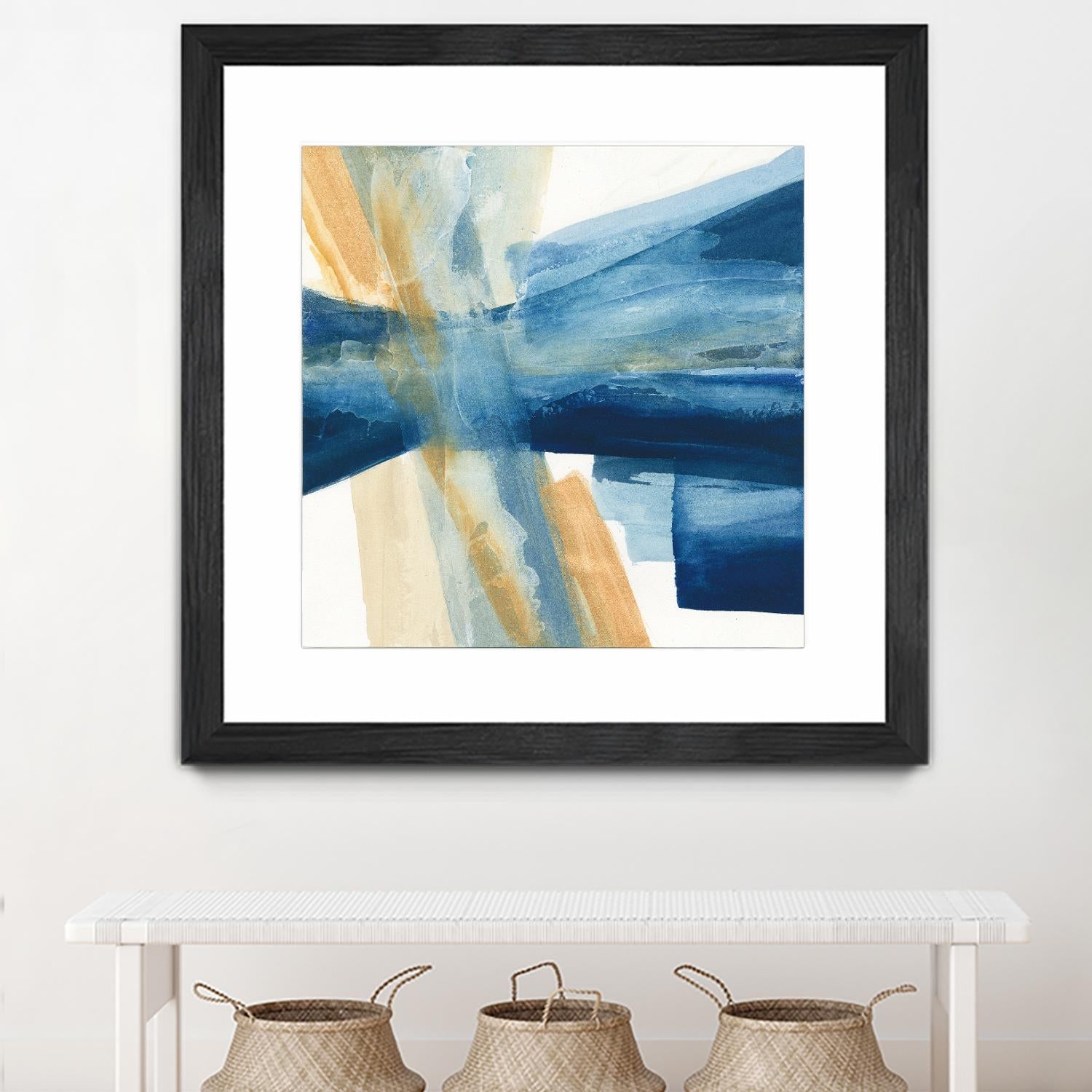 Indigo II by Chris Paschke on GIANT ART - orange abstract