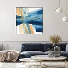 Indigo II by Chris Paschke on GIANT ART - orange abstract