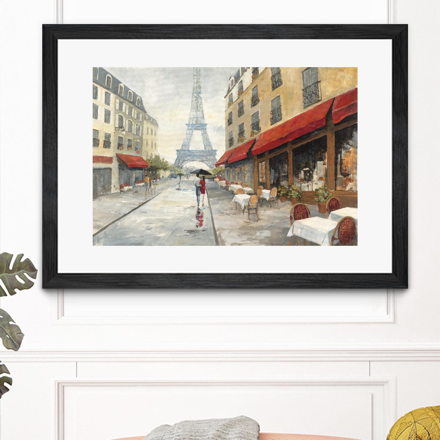 Morning in Paris by Avery Tillmon on GIANT ART - red city scene
