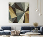 Triangulawsome by Michael Mullan on GIANT ART - beige abstract