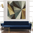 Triangulawsome by Michael Mullan on GIANT ART - beige abstract