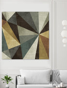 Triangulawsome by Michael Mullan on GIANT ART - beige abstract