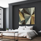 Triangulawsome by Michael Mullan on GIANT ART - beige abstract