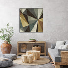 Triangulawsome by Michael Mullan on GIANT ART - beige abstract