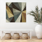 Triangulawsome by Michael Mullan on GIANT ART - beige abstract