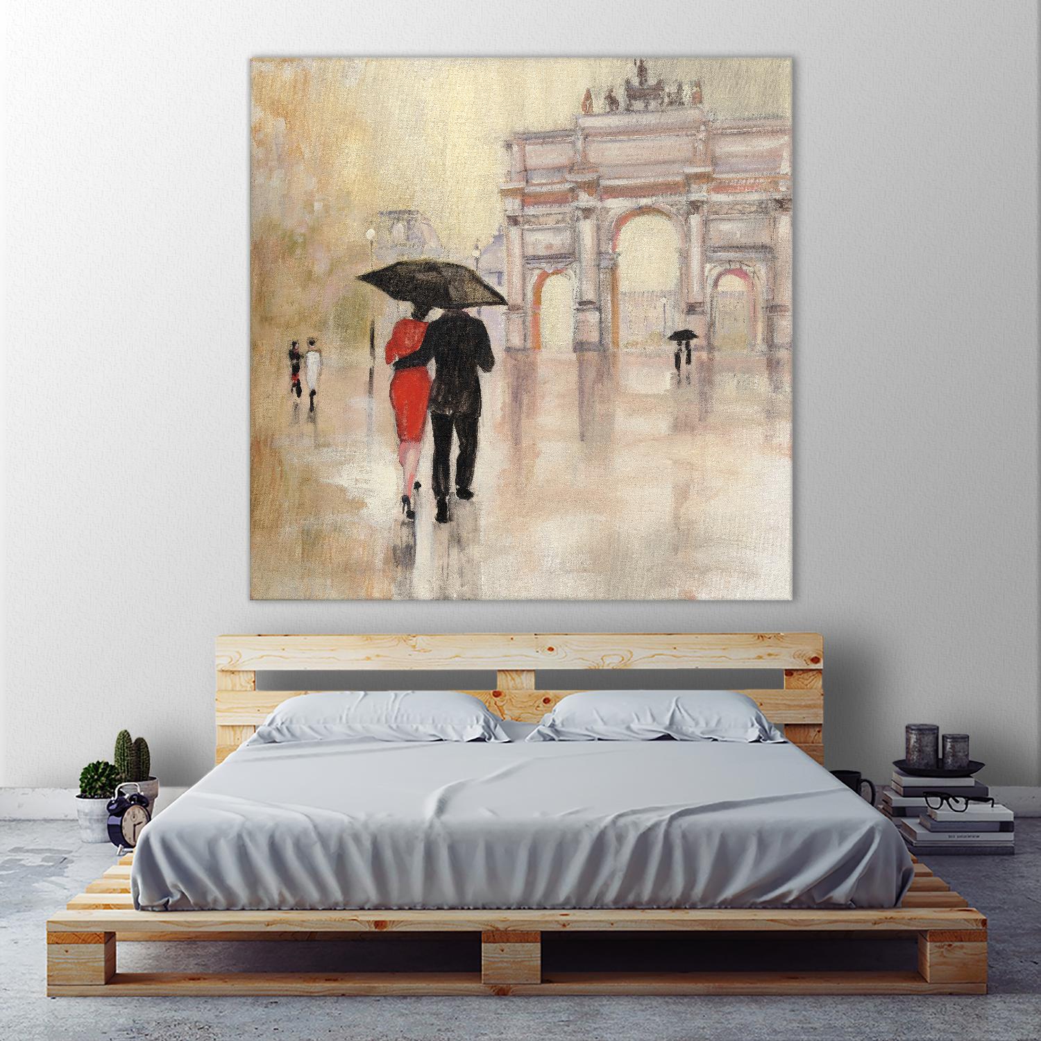 Romantic Paris II by Julia Purinton on GIANT ART - beige everyday life
