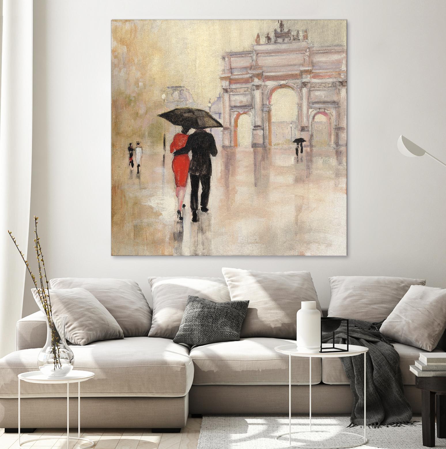 Romantic Paris II by Julia Purinton on GIANT ART - beige everyday life