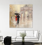 Romantic Paris II by Julia Purinton on GIANT ART - beige everyday life