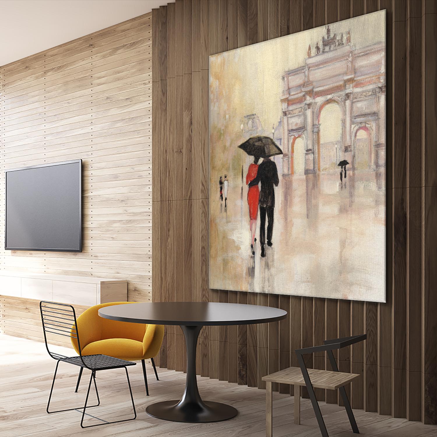 Romantic Paris II by Julia Purinton on GIANT ART - beige everyday life