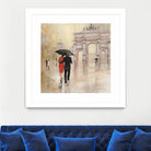 Romantic Paris II by Julia Purinton on GIANT ART - beige everyday life