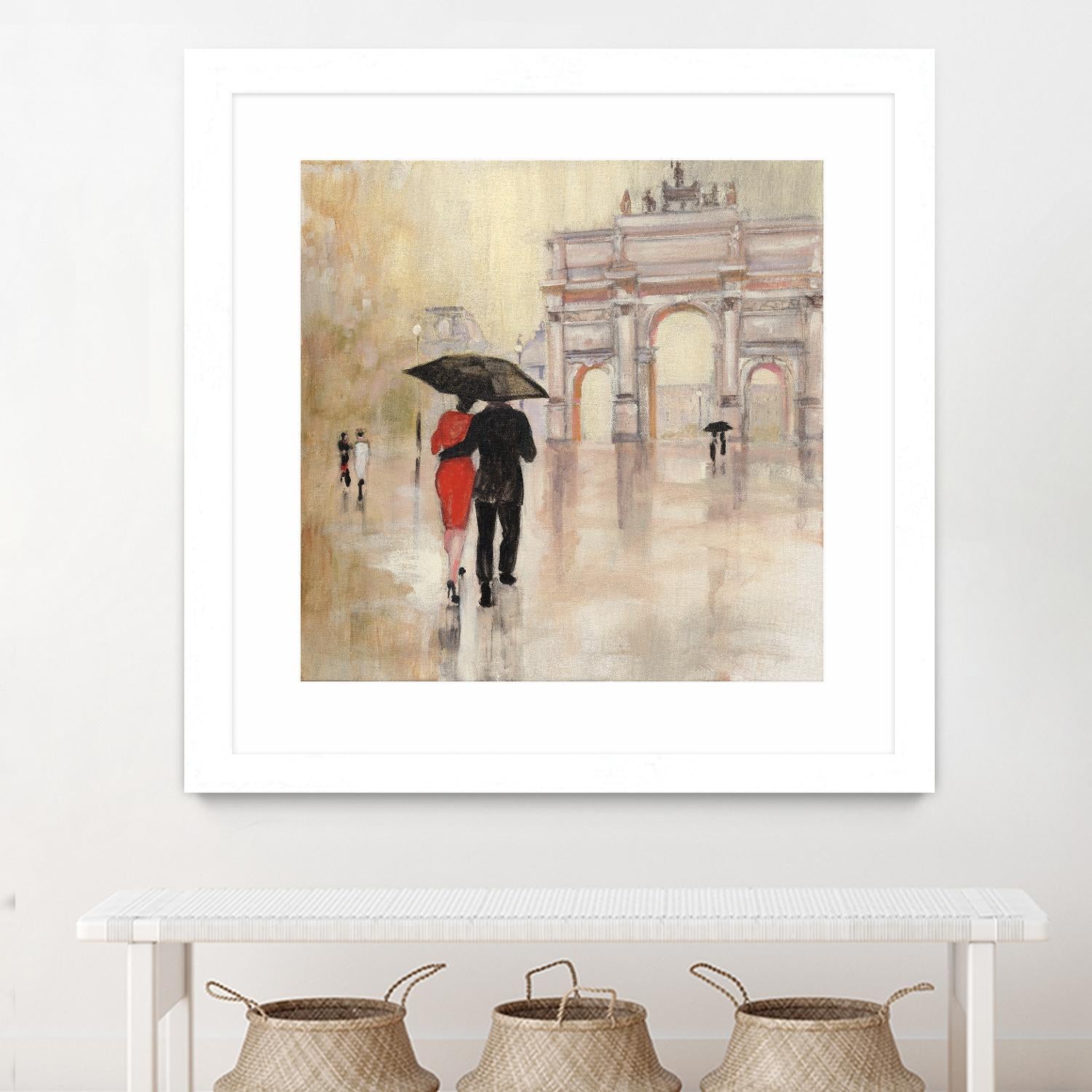 Romantic Paris II by Julia Purinton on GIANT ART - beige everyday life