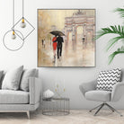 Romantic Paris II by Julia Purinton on GIANT ART - beige everyday life