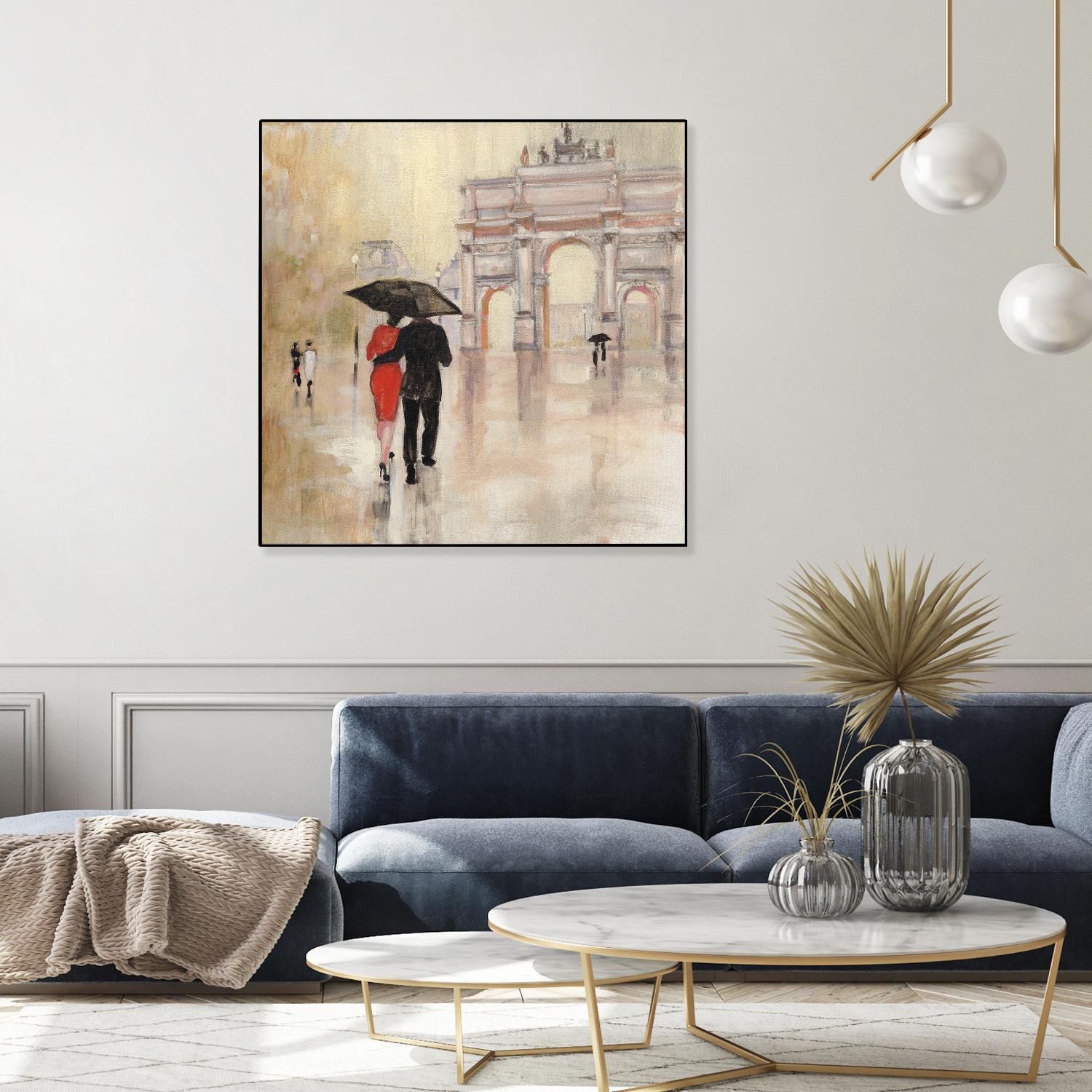 Romantic Paris II by Julia Purinton on GIANT ART - beige everyday life