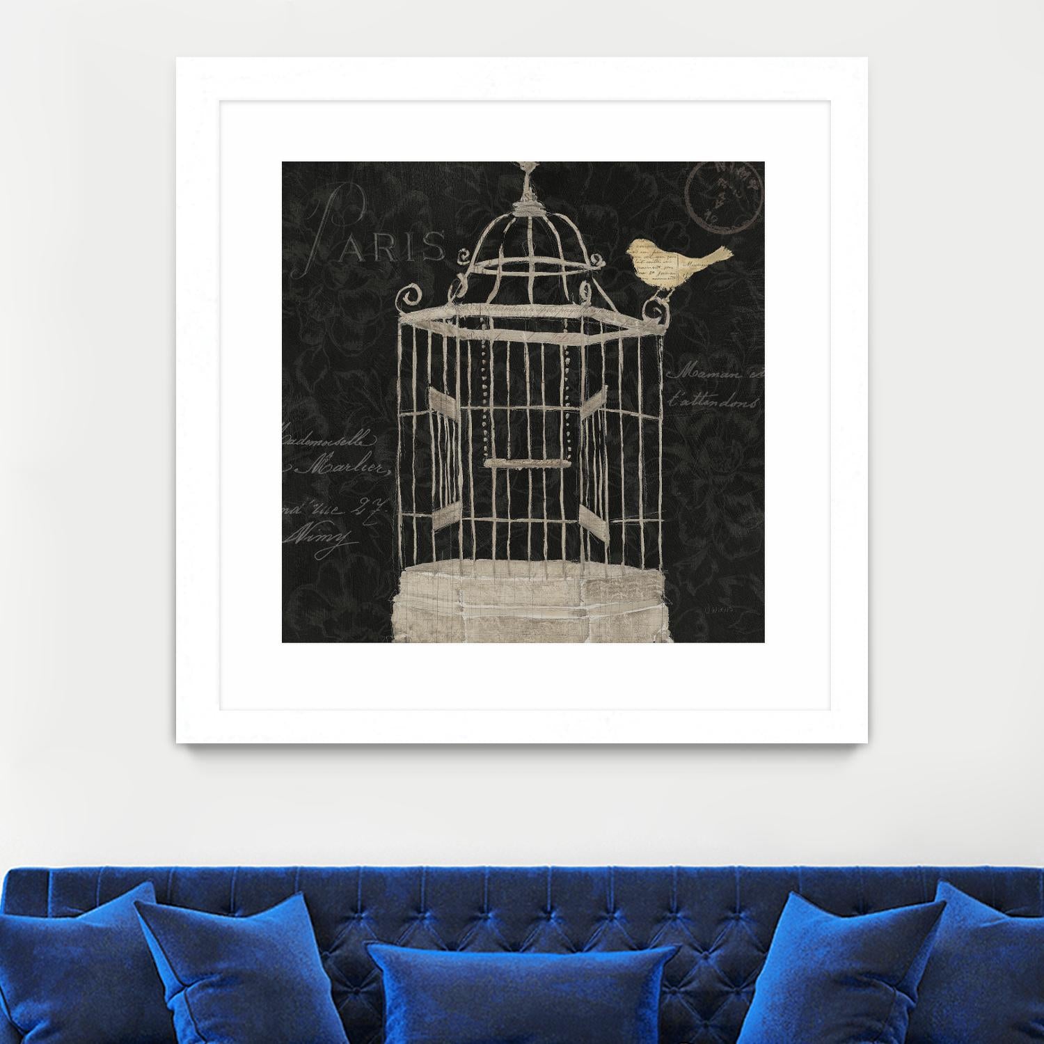 Via Paris II by James Wiens on GIANT ART - beige animals