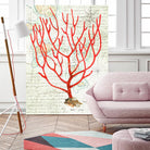Textured Coral I by Avery Tillmon on GIANT ART - beige nautical
