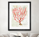 Textured Coral I by Avery Tillmon on GIANT ART - beige nautical