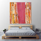 Where the Sun Sleeps II by Kellie Day on GIANT ART - orange abstract