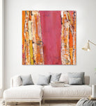 Where the Sun Sleeps II by Kellie Day on GIANT ART - orange abstract