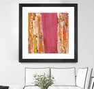 Where the Sun Sleeps II by Kellie Day on GIANT ART - orange abstract
