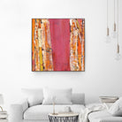 Where the Sun Sleeps II by Kellie Day on GIANT ART - orange abstract