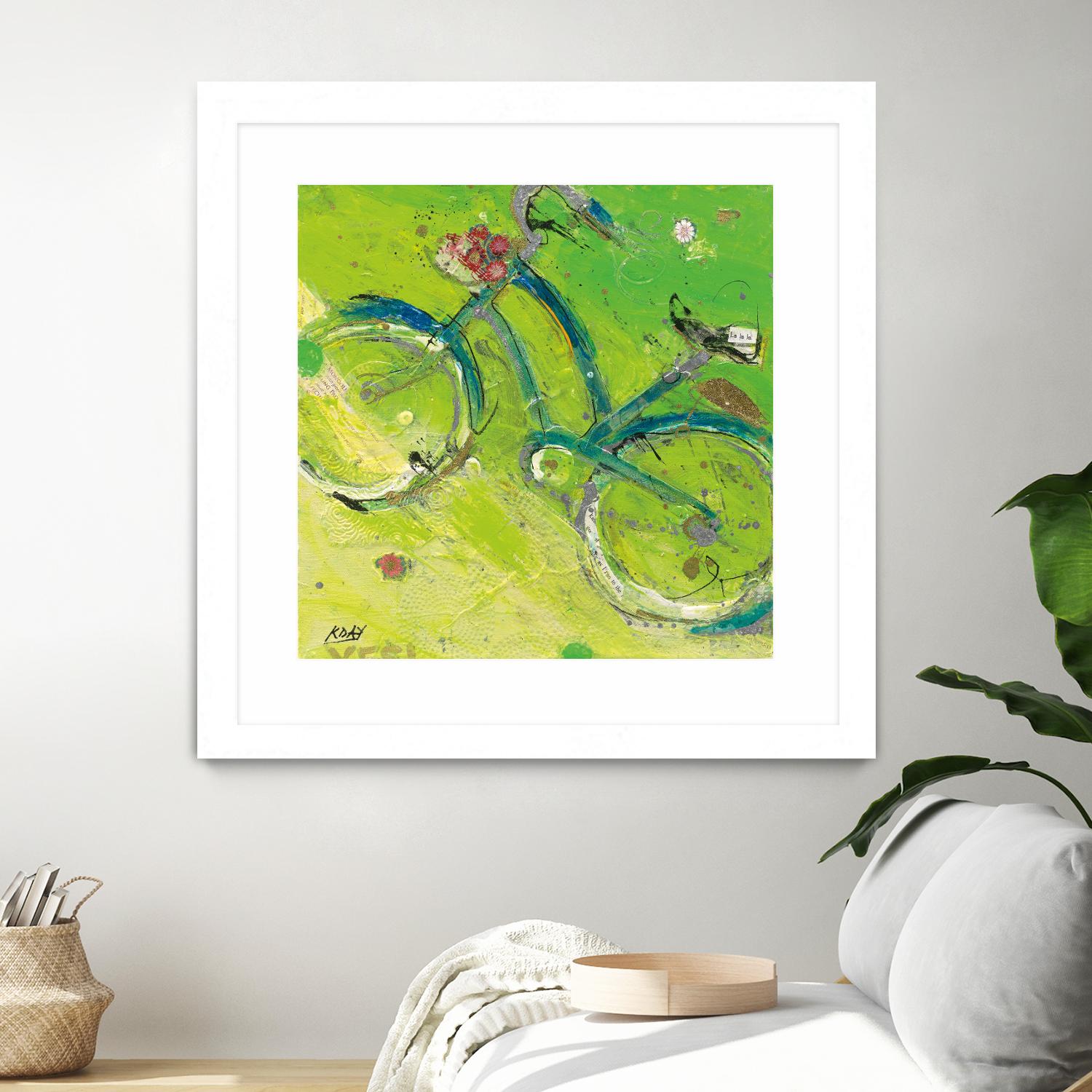 Yes by Kellie Day on GIANT ART - blue leisure