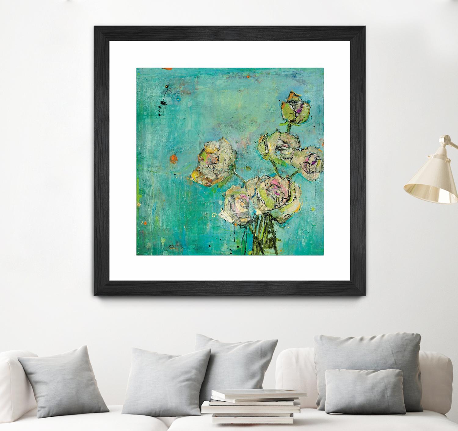 Effulgence by Kellie Day on GIANT ART - beige floral