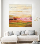 Fields in May II by Silvia Vassileva on GIANT ART - green abstract