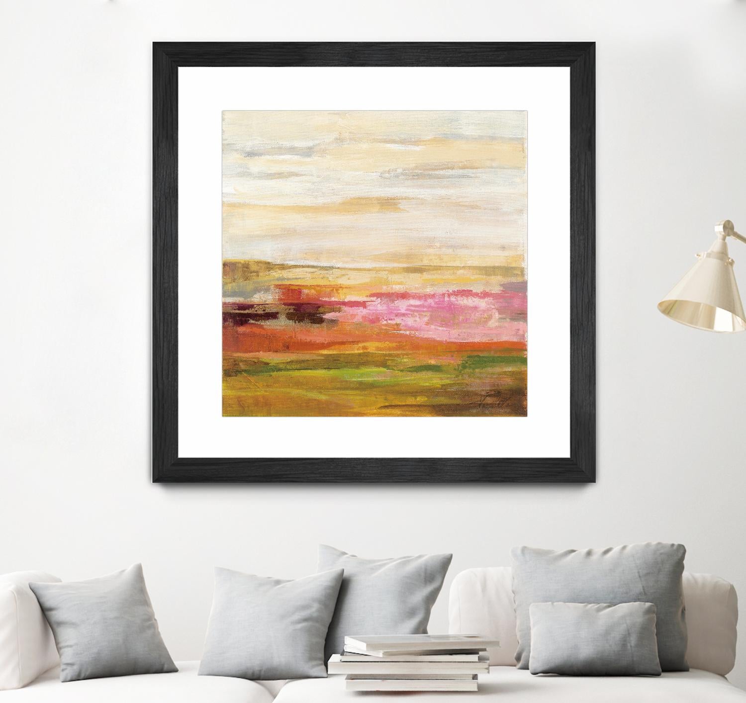 Fields in May II by Silvia Vassileva on GIANT ART - green abstract