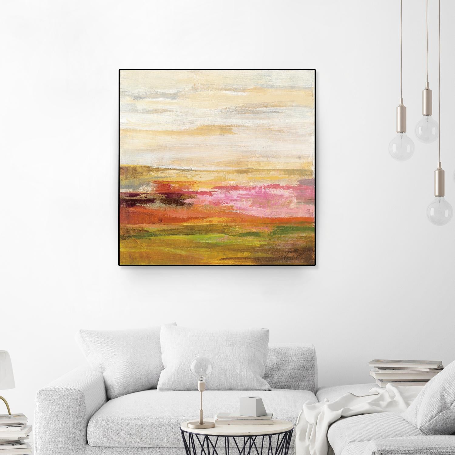 Fields in May II by Silvia Vassileva on GIANT ART - green abstract