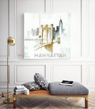 Brooklyn Bridge by Avery Tillmon on GIANT ART - grey city scene