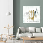 Brooklyn Bridge by Avery Tillmon on GIANT ART - grey city scene