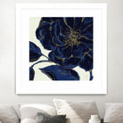 Indigo Garden II by Daphne Brissonnet on GIANT ART - beige floral