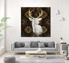 Precious Antlers II by Wellington Studio on GIANT ART - beige country look