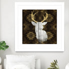 Precious Antlers II by Wellington Studio on GIANT ART - beige country look
