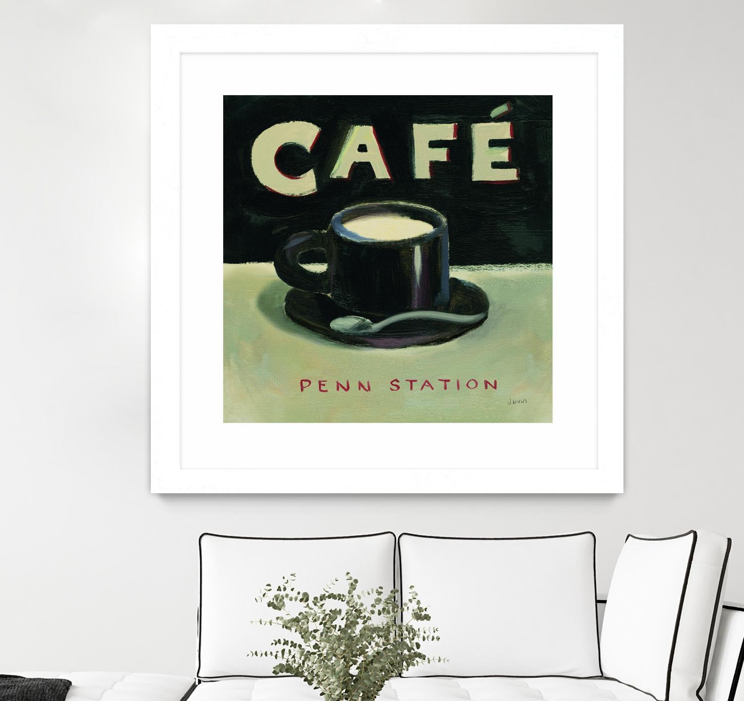 Coffee Spot I by James Wiens on GIANT ART - beige fruit-food-drink