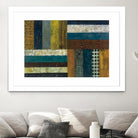 Juxtapose II by Cheryl Warrick on GIANT ART - blue shapes