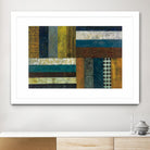 Juxtapose II by Cheryl Warrick on GIANT ART - blue shapes