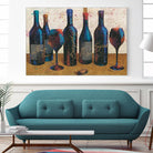 Wine Splash Light I by Wellington Studio on GIANT ART - blue fruit-food-drink