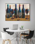 Wine Splash Light I by Wellington Studio on GIANT ART - blue fruit-food-drink