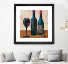 Wine Splash Light II by Wellington Studio on GIANT ART - blue fruit-food-drink