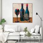 Wine Splash Light II by Wellington Studio on GIANT ART - blue fruit-food-drink